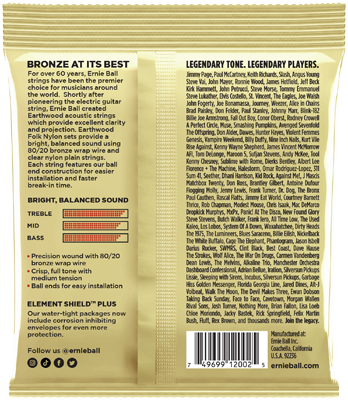 Ernie Ball 2002 - Akustik, Earthwood Bronze, Medium 13-56