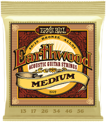 Ernie Ball 2002 - Akustik, Earthwood Bronze, Medium 13-56