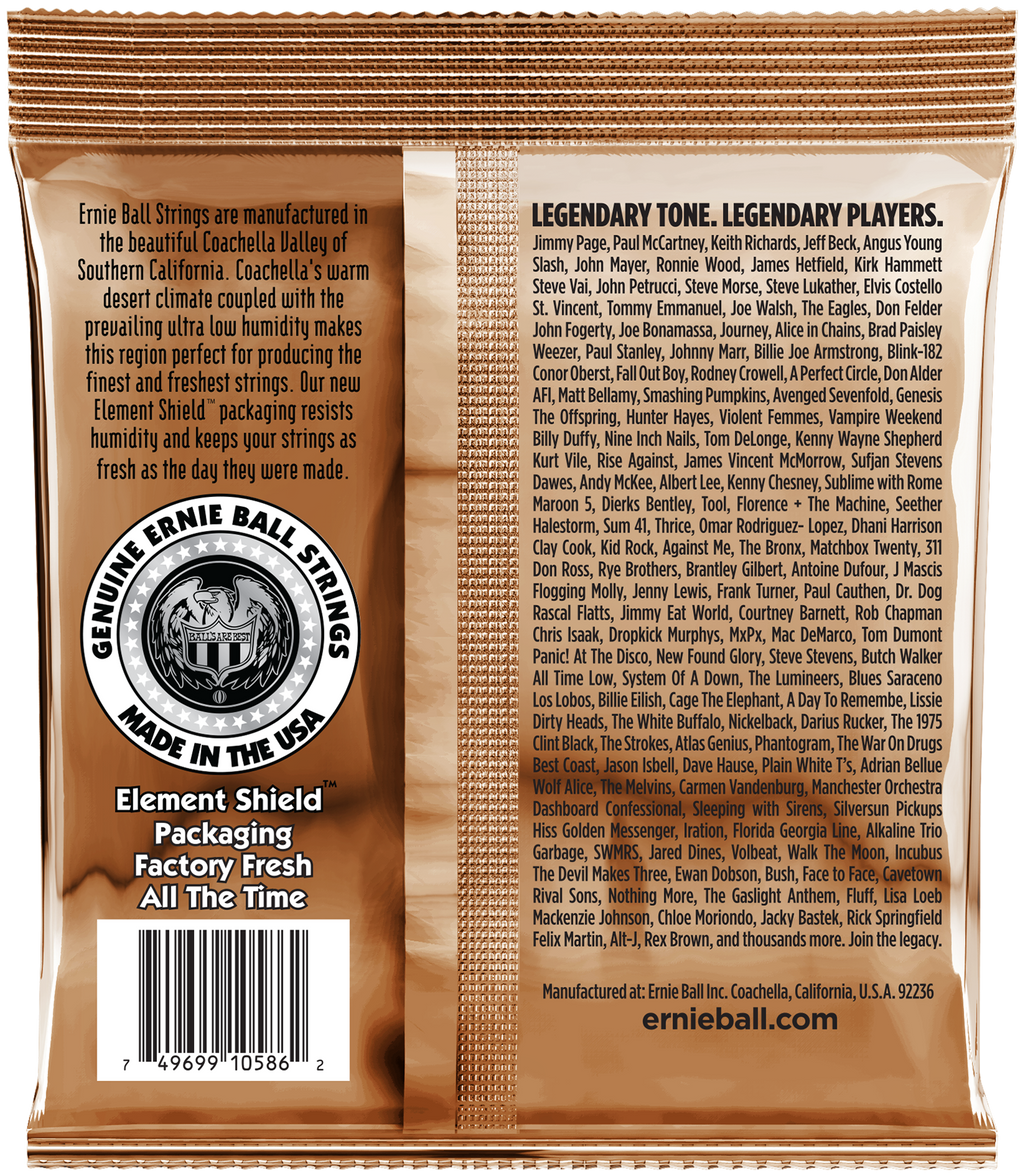Ernie Ball 2143 - Akustik, Earthwood Phosphor Bronze, Custom Medium 12,5-56
