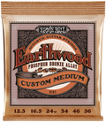 Ernie Ball 2143 - Akustik, Earthwood Phosphor Bronze, Custom Medium 12,5-56