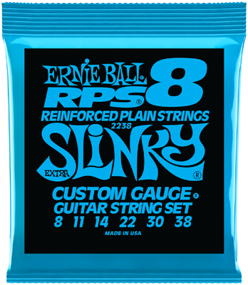 Ernie Ball 2238 - RPS Slinky 8 - 8-38 / Gitarrensaiten