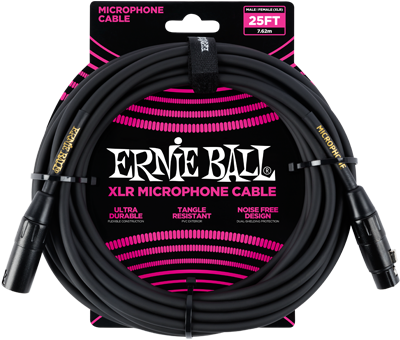 Ernie Ball - XLR Mikrofon Kabel / 7.62 meter