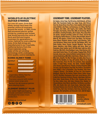 Ernie Ball 3222 - Hybrid Slinky 09-46 / 3er PACK Gitarrensaiten