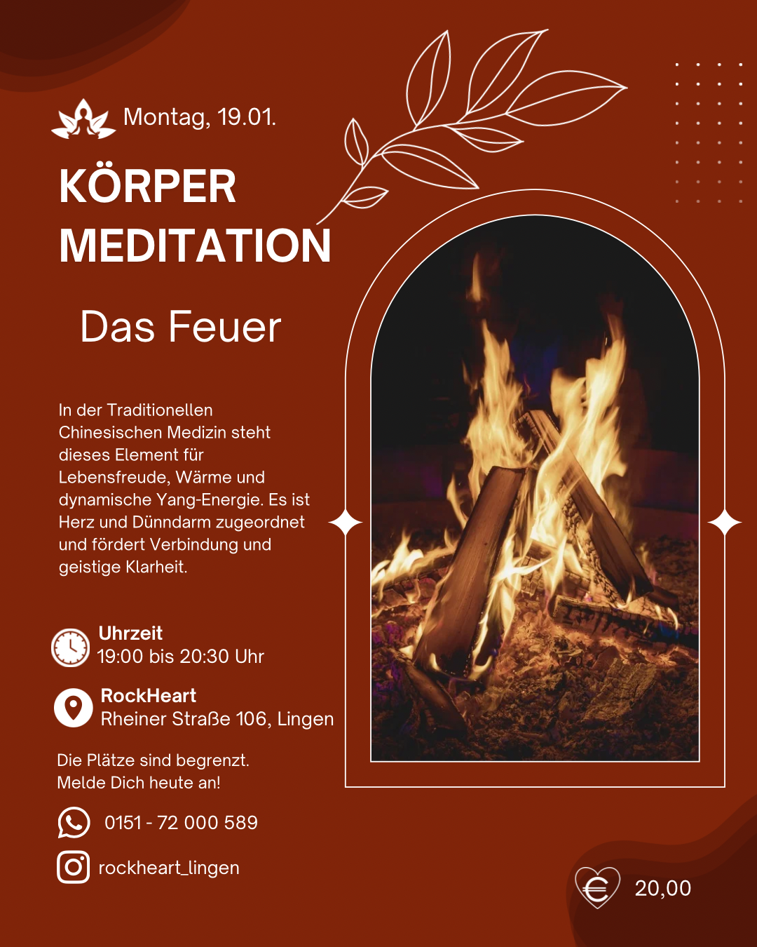 Körper Meditation - 5 Elemente / Januar und Februar 2026