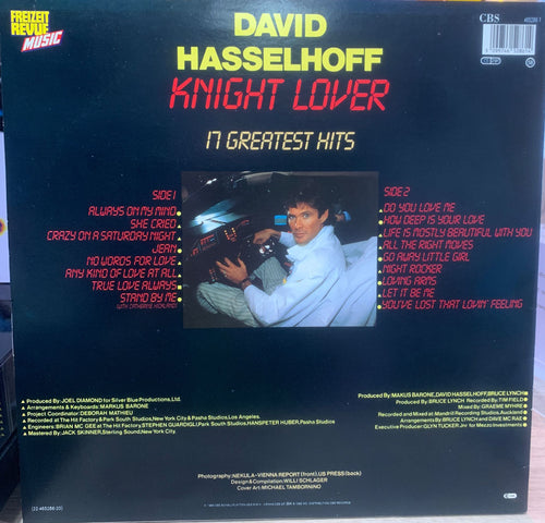 David Hasselhoff - Knight Lover / LP