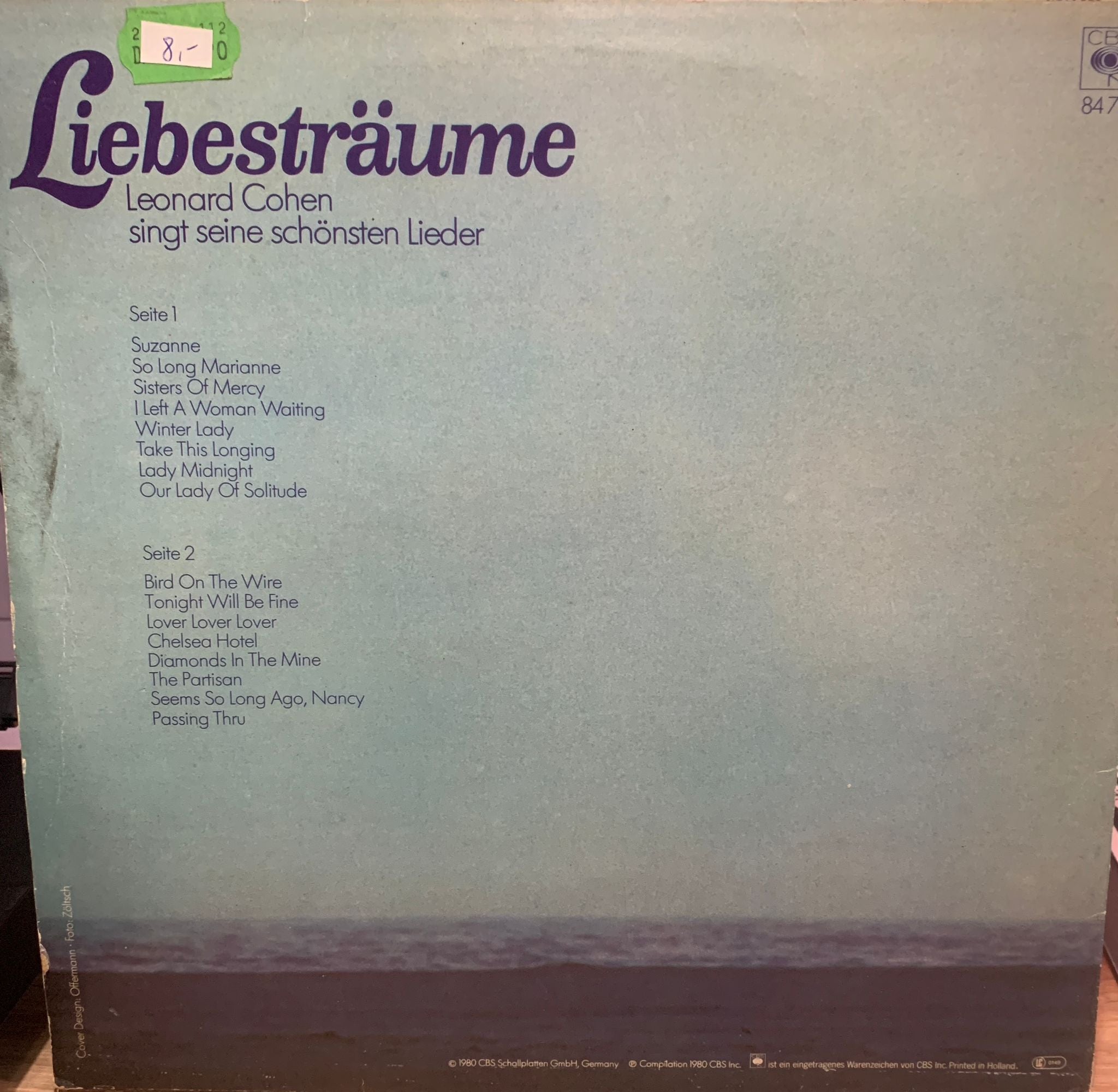 Leonard Cohen - Liebesträume / LP