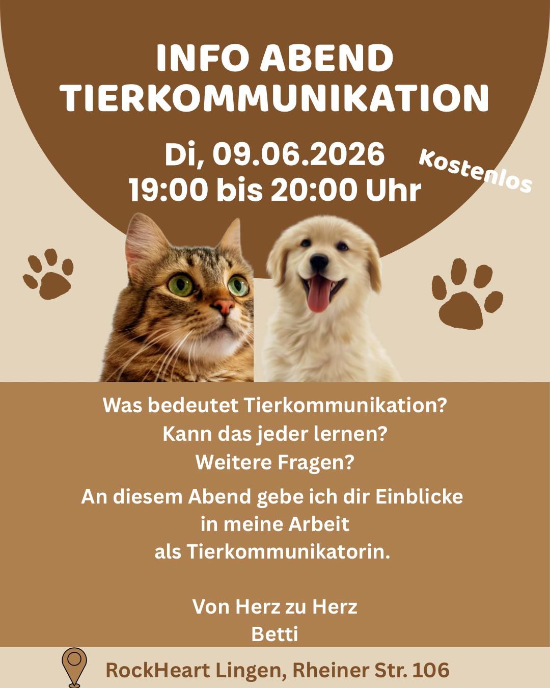 Info Abend - Tierkommunikation / 09.06.2026