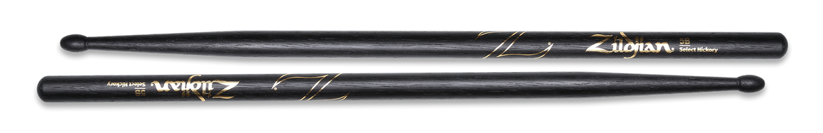 ZILDJIAN Drum Sticks, Hickory Wood Tip Serie, 5B, schwarz