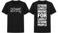 Acoustic Steel - Extreme Loveley Music ... / T-Shirt (schwarz)