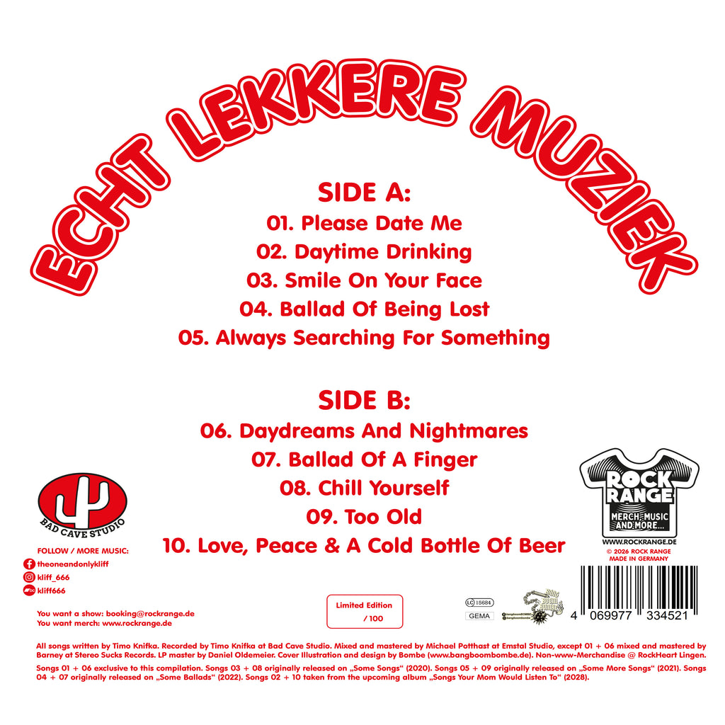 KLiFF - Echt Lekkere Muziek - The Very Best Of His Greatest Hits / LP