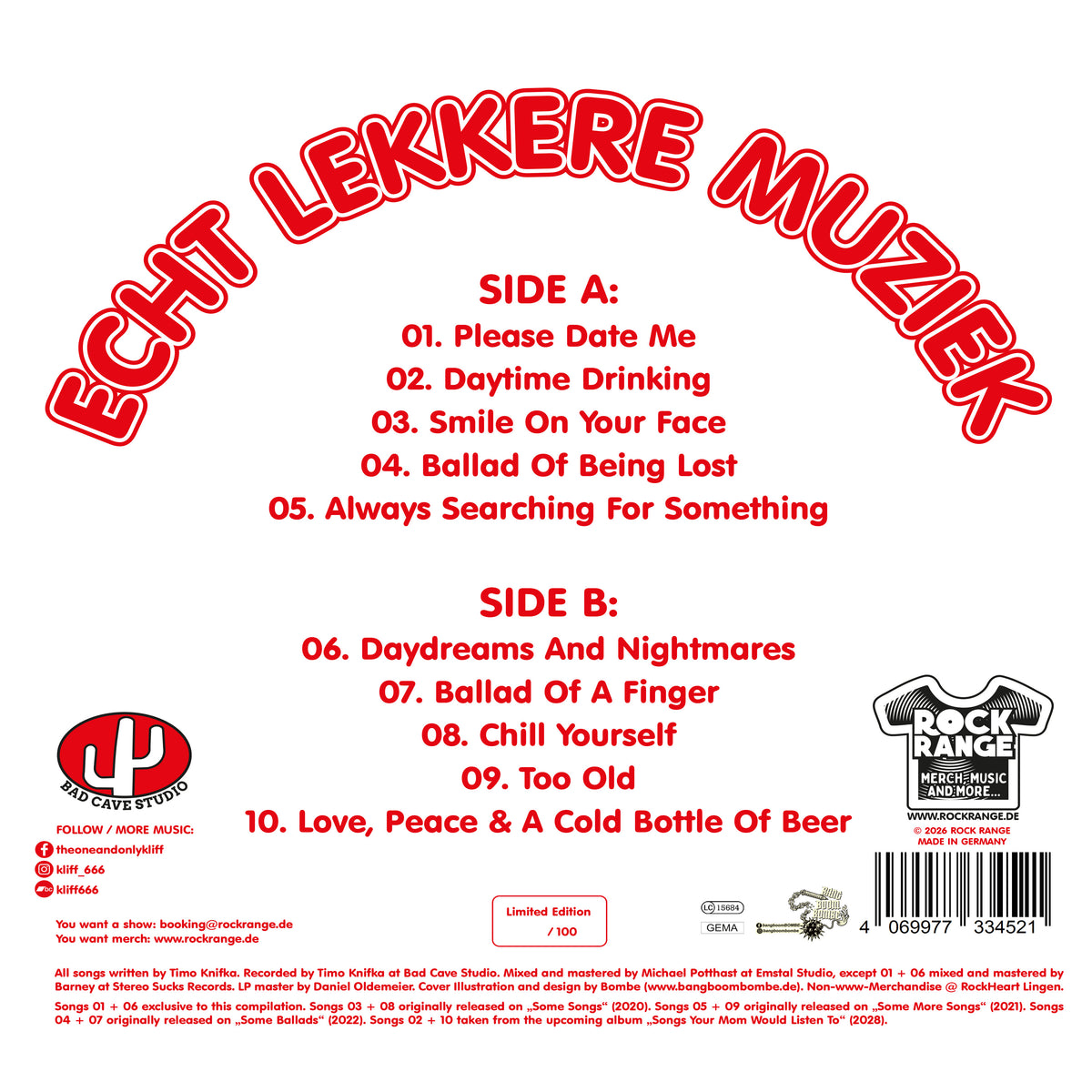 KLiFF - Echt Lekkere Muziek - The Very Best Of His Greatest Hits / LP