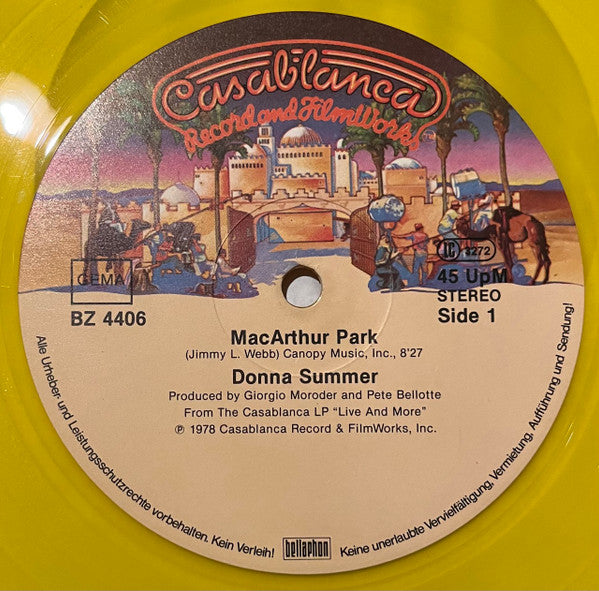 Donna Summer – MacArthur Park / YELLOW-LP