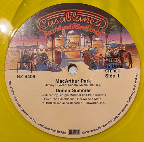 Donna Summer – MacArthur Park / YELLOW-LP