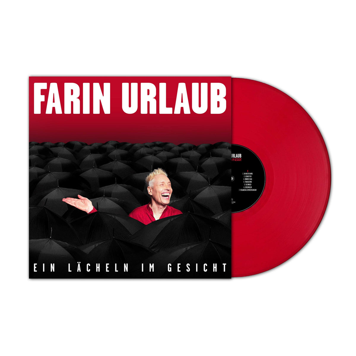 Farin Urlaub - Ein Lächeln im Gesicht / RED-LP