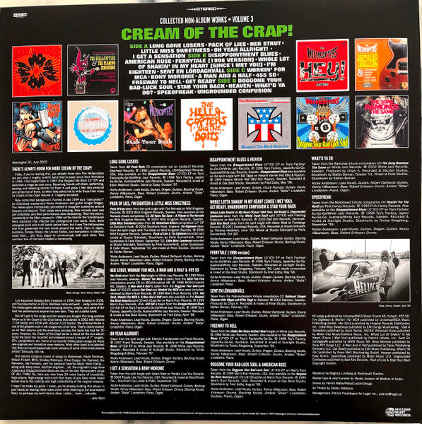 The Hellacopters - Cream of the crap Vol. 3 / 2-LP