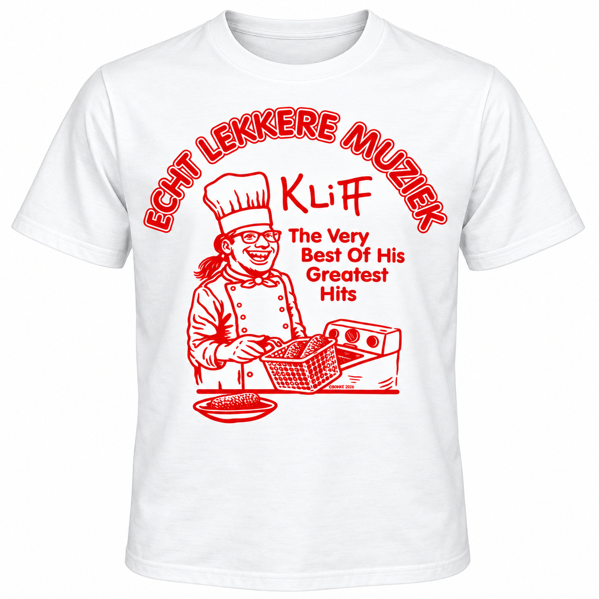 KLiFF - Echt Lekkere Muziek / T-Shirt