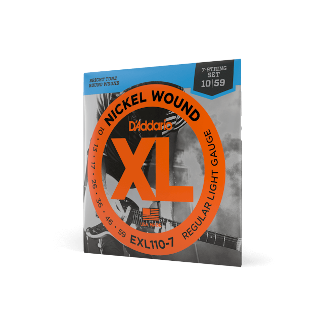 D'Addario EXL110-7 - 10-59 / Gitarrensaiten