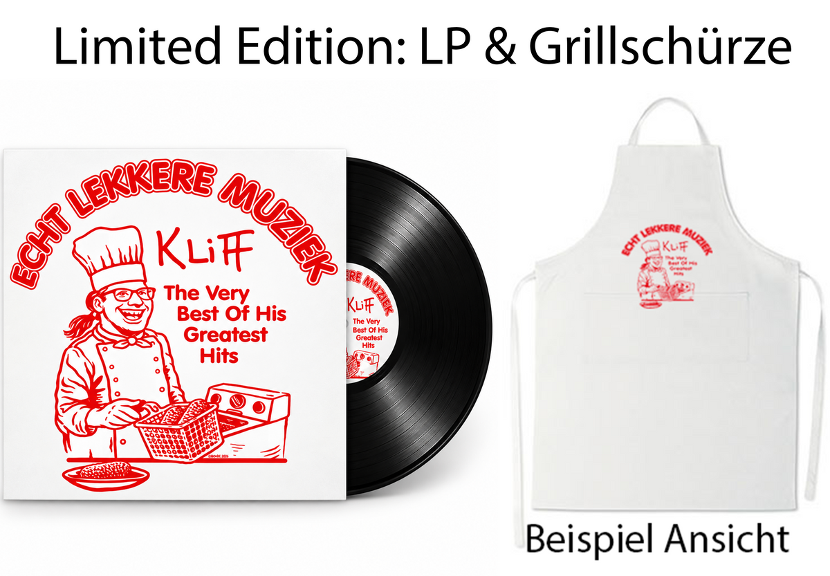 KLiFF - Echt Lekkere Muziek / LTD. EDI. LP + Schürze
