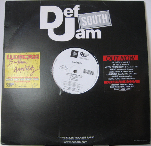 Ludacris – Southern Hospitality / Catch Up / LP