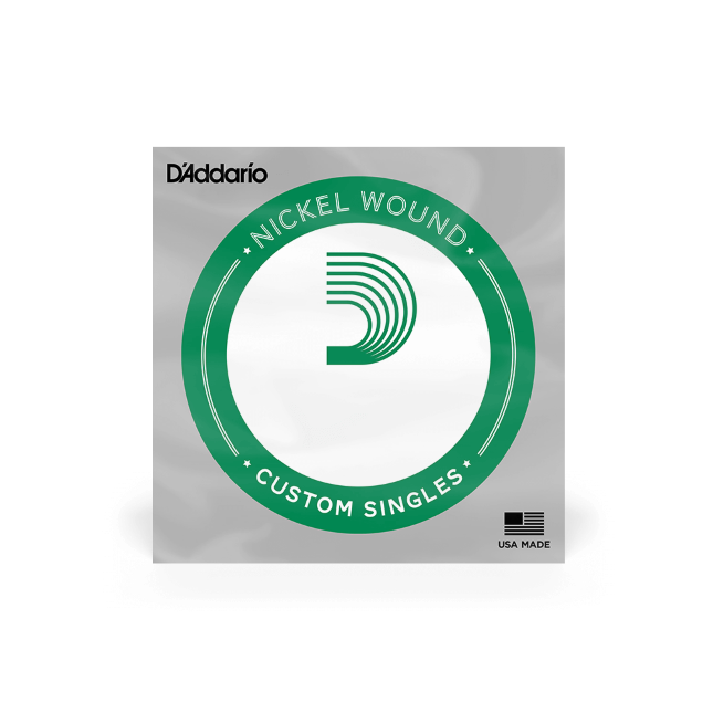 D'Addario Einzelsaiten für E-Gitarre, mit Nickel umsponnen