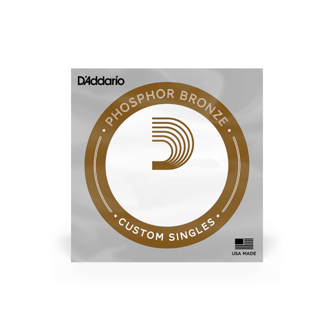 D'Addario Einzelsaiten für Akustik-Gitarren, Phosphor Bronze