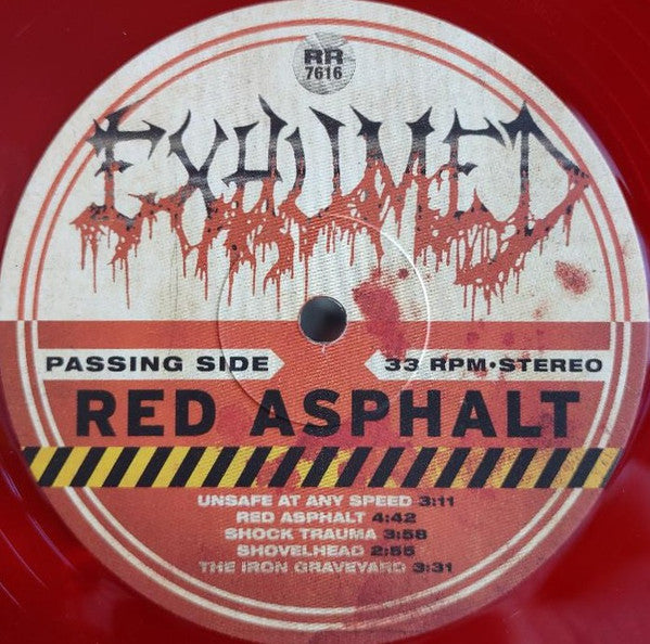 Exhumed - Red asphalt / LP