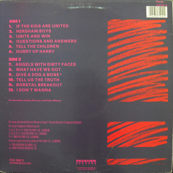 Sham 69 – Angels With Dirty Faces - The Best Of Sham 69 / LP