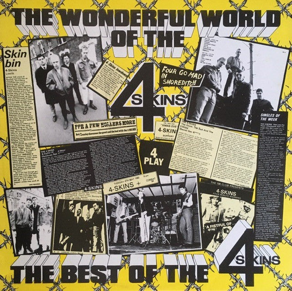The 4 Skins – The Wonderful World Of The 4 Skins (The Best Of The 4 Skins) / LP