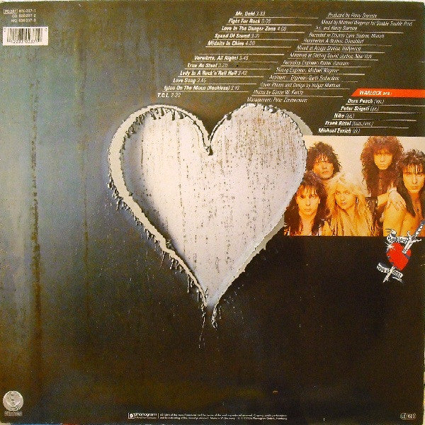 Warlock – True As Steel / LP