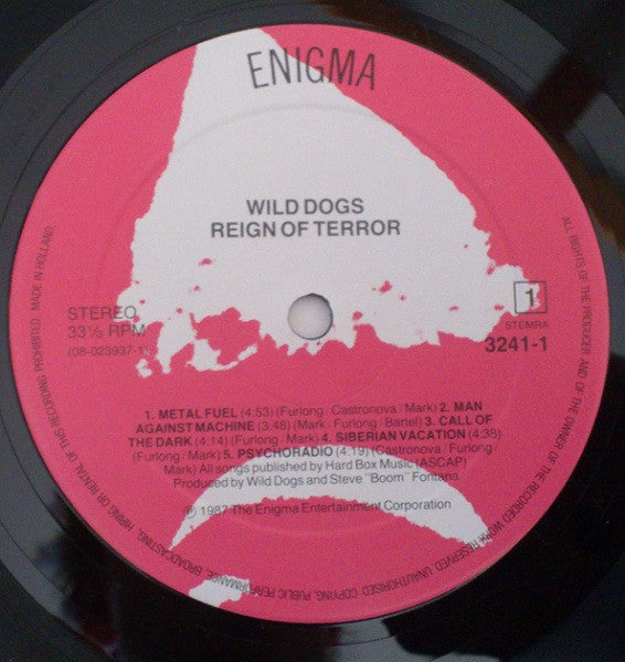 Wild Dogs – Reign Of Terror / LP
